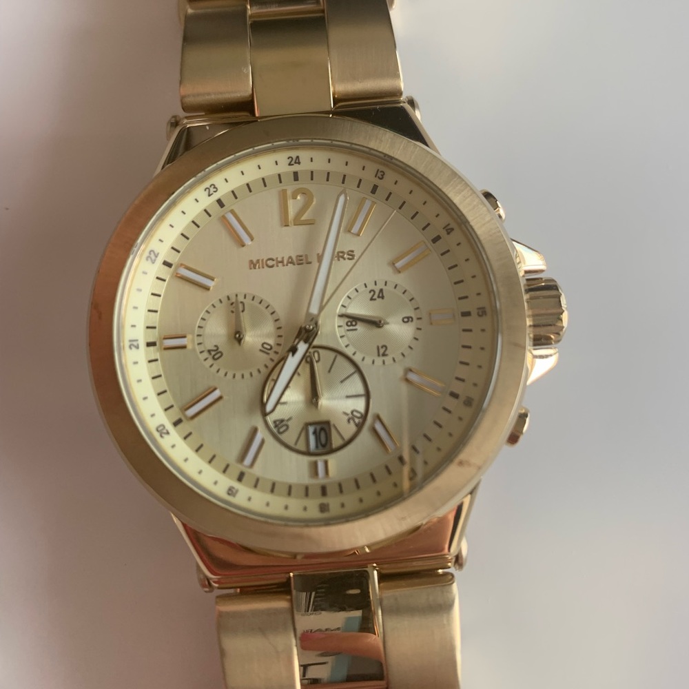 Unisex gold MICHAEL KORS watch